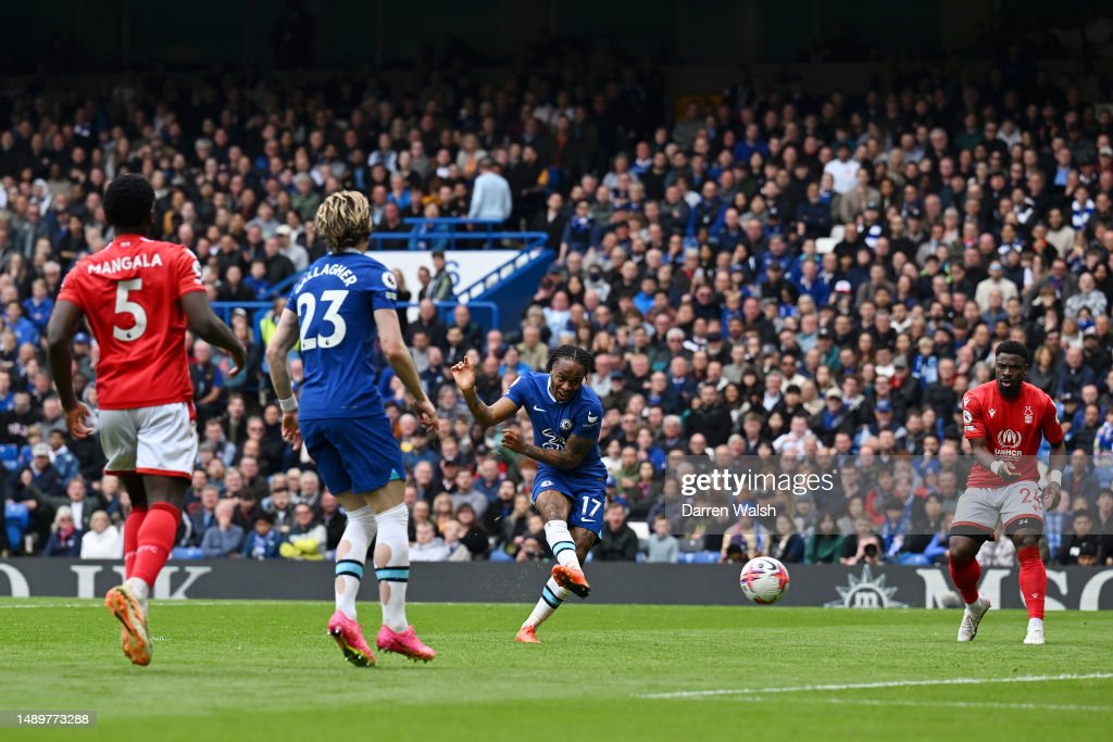 Raheem Sterling scored both of Chelsea's goals | Phot Credit: Darren Walsh via Getty Images