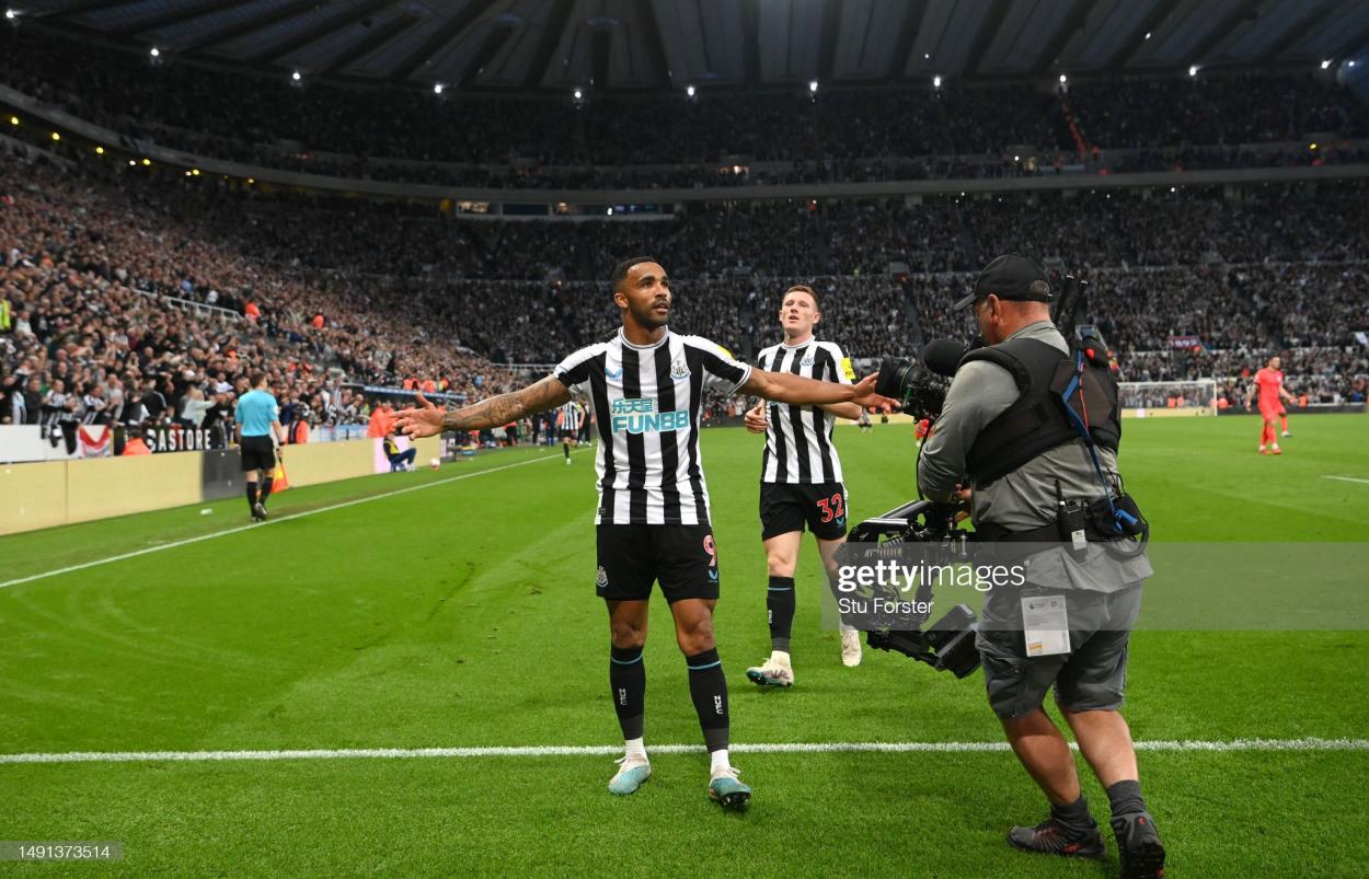 Callum Wilson during win against Brighton and Hove Albion. (Photo by Stu Forster/Getty Images)