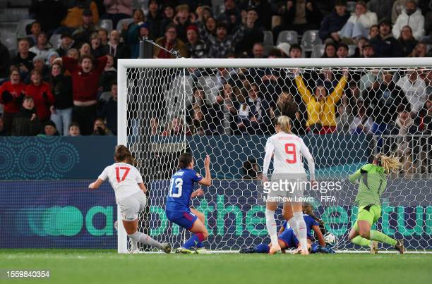 Seraina Piubel doubles Switzerland's lead/Photo: Matthew Lewis - FIFA/FIFA via Getty Images