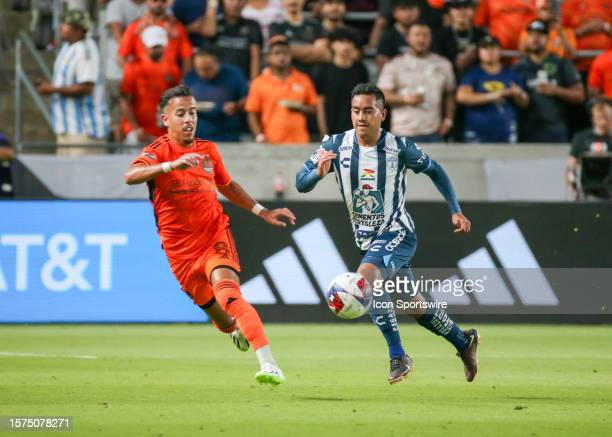 Amine Bassi (l.) tries to keep up with Erick Sanchez (r.) during their Round of 32 <strong><a  data-cke-saved-href='https://www.vavel.com/en-us/soccer/2023/08/05/1152635-2023-leagues-cup-round-of-32-columbus-crew-vs-minnesota-united-preview-how-to-watch-team-news-predicted-lineups-kickoff-time-and-ones-to-watch.html' href='https://www.vavel.com/en-us/soccer/2023/08/05/1152635-2023-leagues-cup-round-of-32-columbus-crew-vs-minnesota-united-preview-how-to-watch-team-news-predicted-lineups-kickoff-time-and-ones-to-watch.html'>Leagues Cup</a></strong> match/Photo: Leslie Plaza Johnson/Iconsportswire via Getty Images