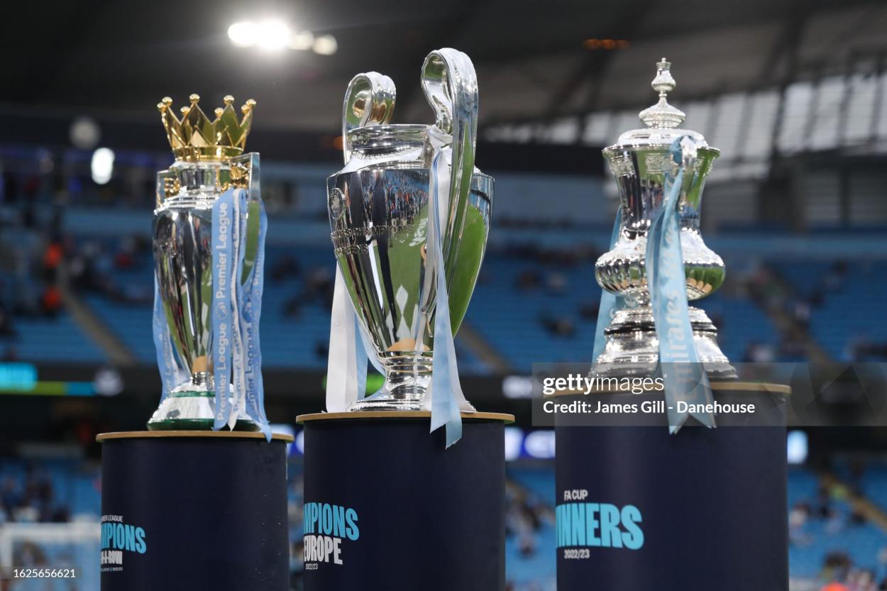 City won a historic Treble last season, becoming the second English team to achieve the feat (Photo by James Gill - Danehouse/Getty Images