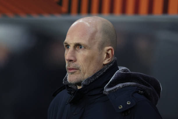 Philippe Clement en el banquillo del Rangers FC | Foto: Getty Images