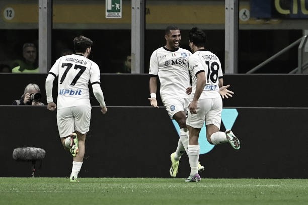 Celebración del gol del empate del Nápoles| Fuente: Getty Images 