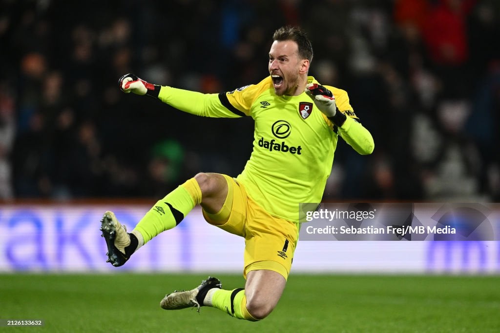Neto celebrating his side scoring- Getty Images