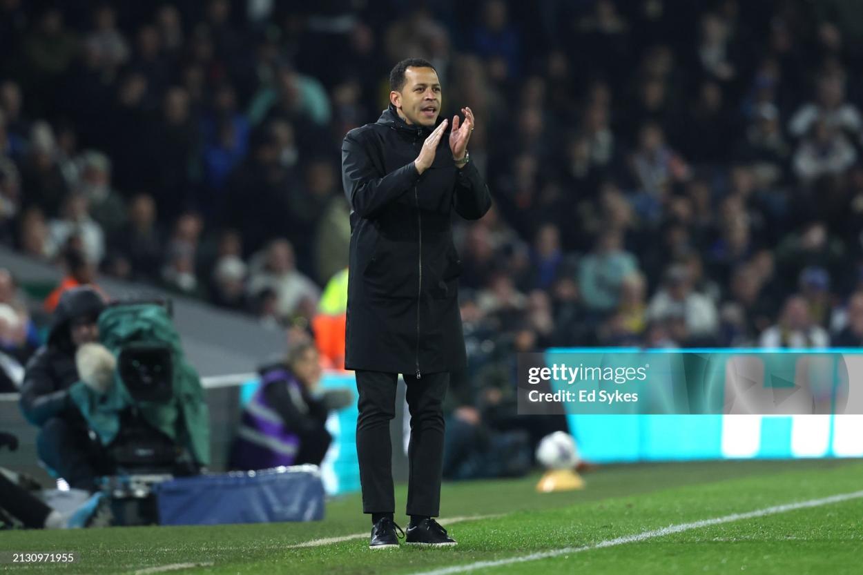 LEEDS, ENGLAND - APRIL 01: Liam Rosenior, Manager of Hull City, reacts during the Sky Bet Championship match between Leeds United and Hull City at Elland Road on April 01, 2024 in Leeds, England. (Photo by Ed Sykes/Getty Images) (Photo by Ed Sykes/Getty Images)