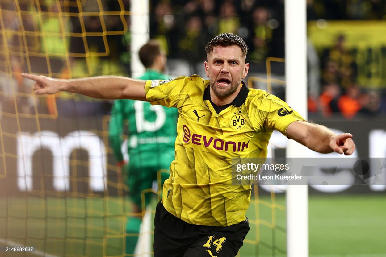 Füllkrug contre l'Atlético de Madrid / Source : Getty Images