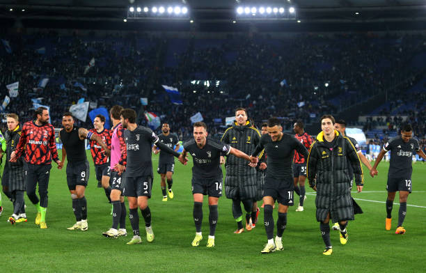 La Juve celebrando el pase a la final | getty images