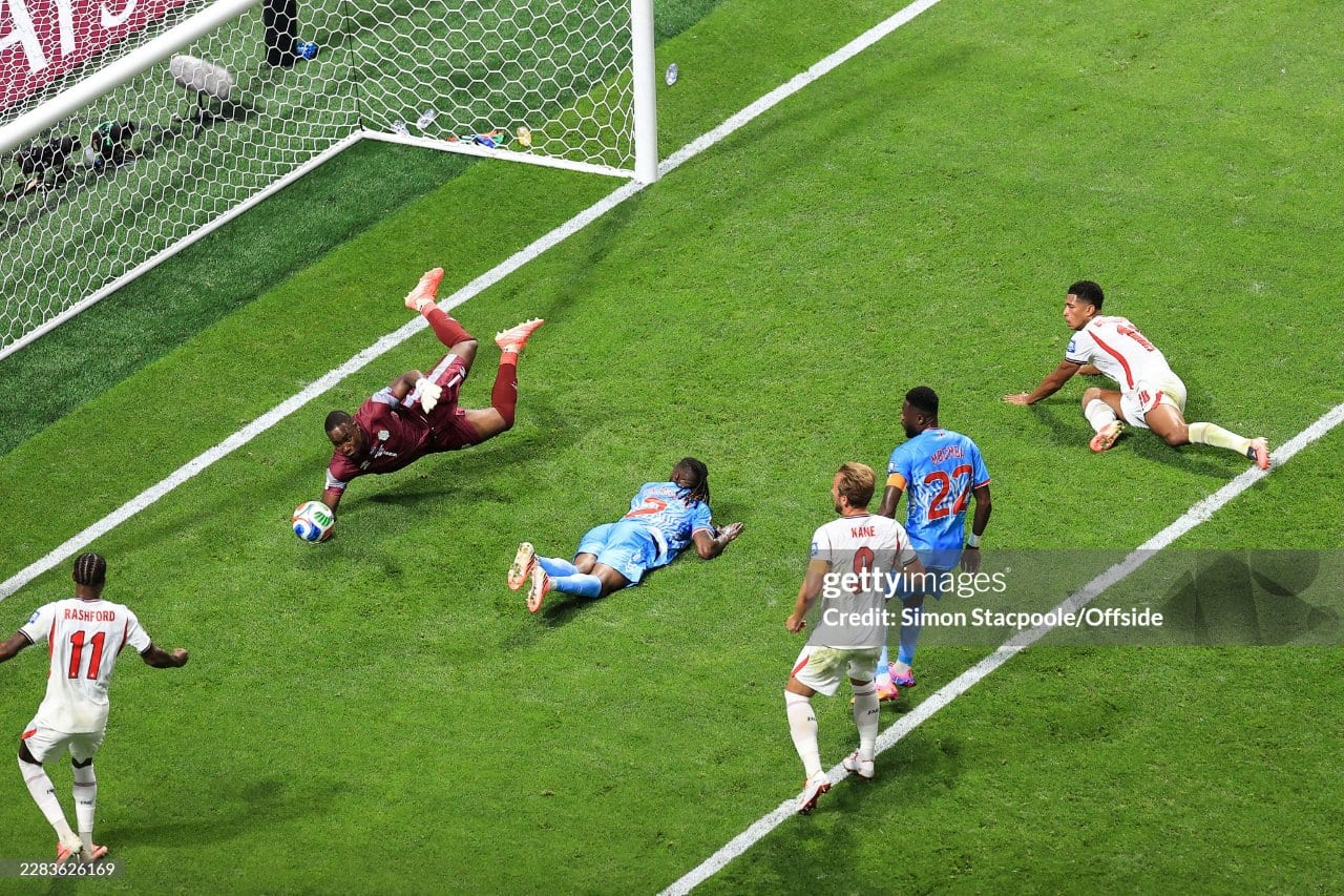 An inspired performance in goal (Photo by Simon Stacpoole/Offside/Offside via Getty Images)