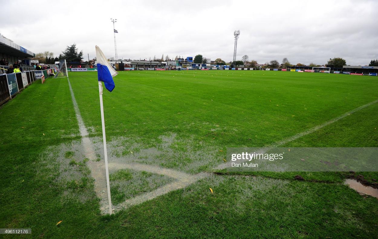 RAINY DAY: Wealdstone play their home games at Grosvenor Vale (Photo by Dan Mullan/Getty Images)