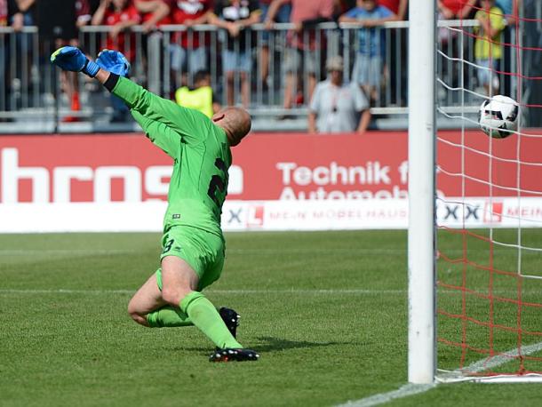 Apart from the goal, Wylnikowski had a good game for Würzburg. | Photo: Kicker/Getty