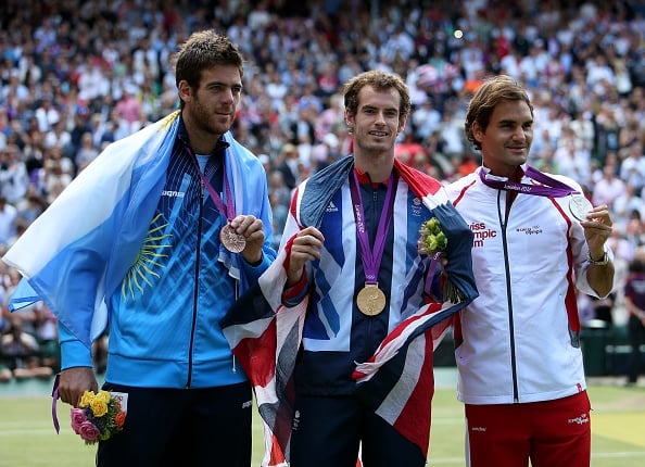 Murray won the gold medal ahead of Roger Federer and Juan Martin del Potro (Image: Professional Sport)