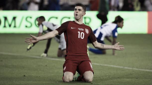 Christian Pulisic will be looking to help his side to glory against Panama and Trinidad and Tobago. Photo: Getty