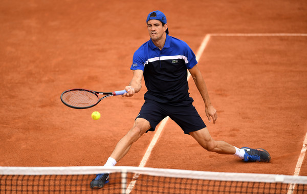Garcia-Lopez in action at the French Open on Day 5 (Photo by Dennis Grombkowski / Source : Getty Images)
