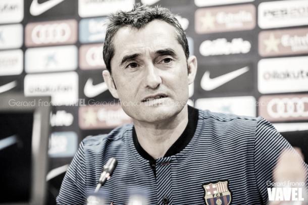 Valverde en rueda de prensa | Foto: Gerard Franco, VAVEL