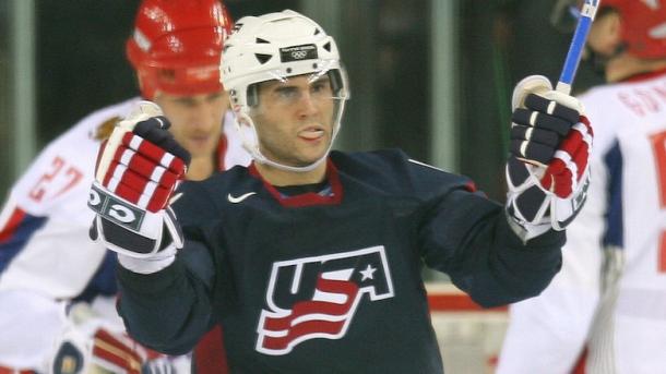 Gionta makes his first Olympic appearance in 12 years and will be Team USA's captain this time around/Photo: Filippo Monteforte/AFP via Getty Images