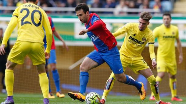 Rossi in action against former employers Villarreal | Photo: SkySports.com