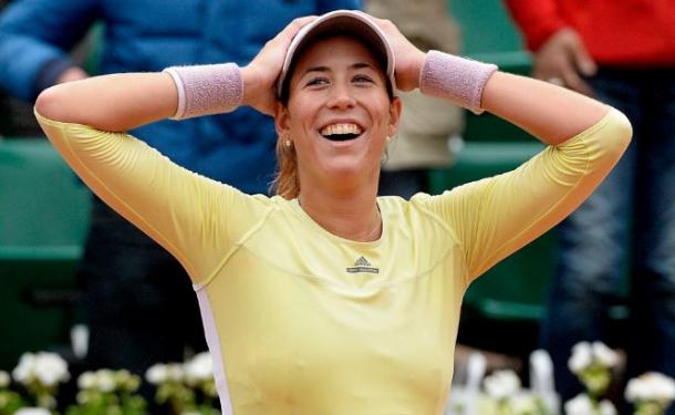 Muguruza reacts to reaching the Roland Garros final for the first teim (pic |AS)