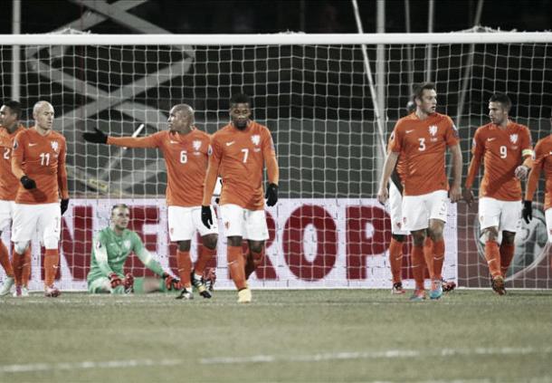 Players such as Arjen Robben and Robin van Persie were unable to help Netherlands qualify for Euro 2016. (Photo: Goal.com)