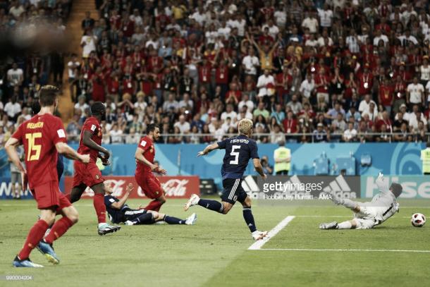 Chadli culmina el contragolpe perfecto para meter a Bélgica en cuartos / Fuente: Getty Images