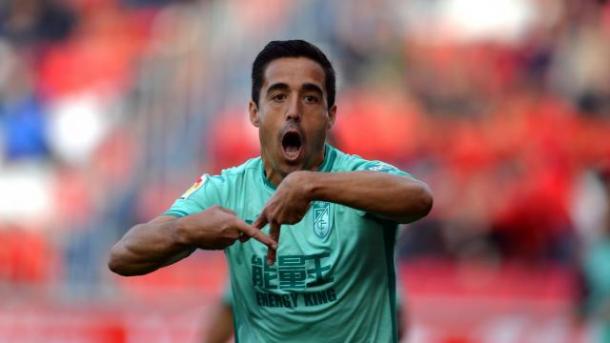 Pedro celebra su gol al Numancia | Foto: La Liga
