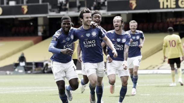 Gol de Chilwell./ Foto: Premier League