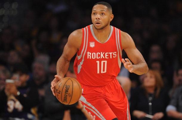 With his offensive skills set and performance with the Houston Rockets, Eric Gordon looks to be the Sixth Man of the Year. Photo: Gary A. Vasquez-USA TODAY Sports