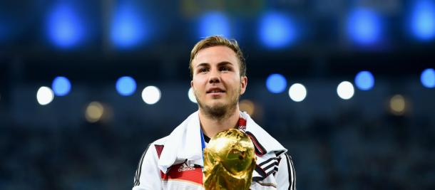 Even after scoring the game winning goal in the World Cup final, Gotze remains out of the prelim squad. Photo: Getty Images