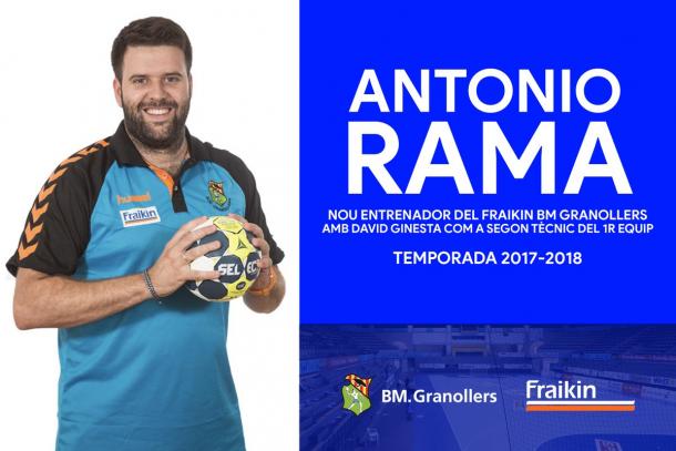 Antonio Rama dirigirá al equipo esta temporada. Foto: BM Granollers.