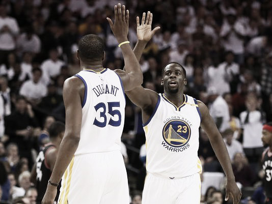 Durant y Green son los máximos reboteadores de los Warriors. | Foto: USA Today