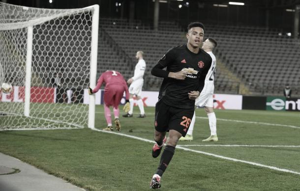 Gol de Greenwood./ Foto: Europa League