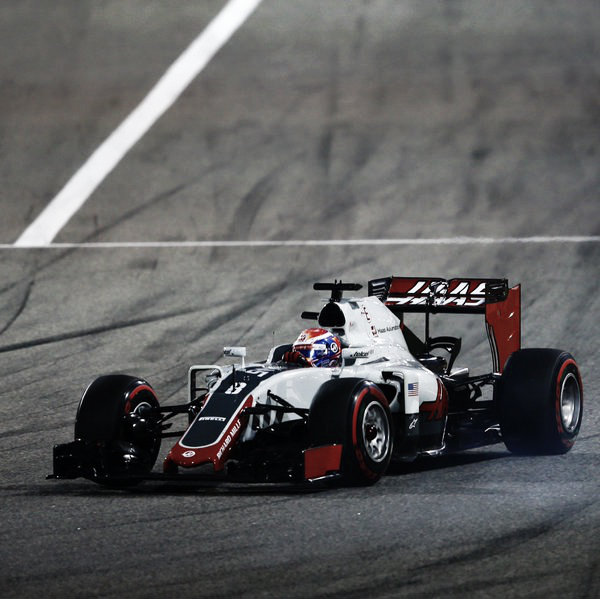 Grosjean durante el GP de Bahréin | Twitter oficial de Haas F1