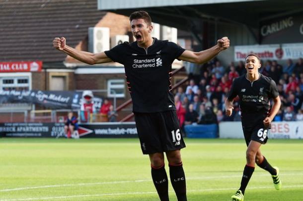 Grujic celebrates (photo: Getty Images)