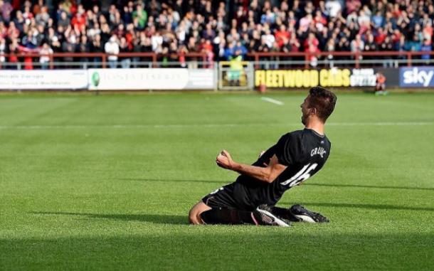 Grujic scored twice for the Reds back in England (photo; Getty Images)