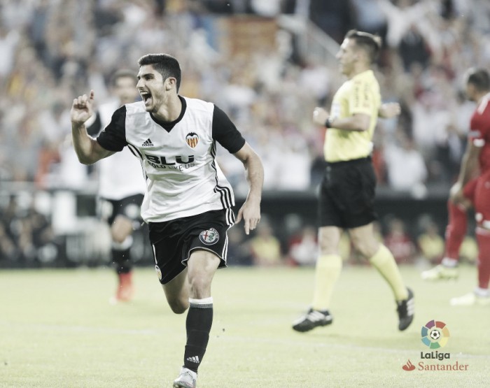 Guedes se vuelve a reencontrar con el Sevilla./ Foto: LaLiga Santander