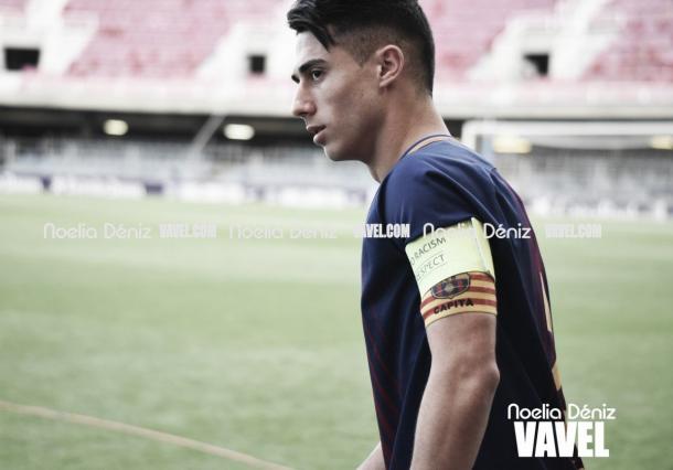 Guillem Jaime luciendo el brazalete | Foto de Noelia Déniz, VAVEL