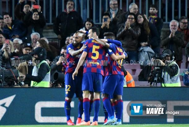 Arturo Vidal celebrando un gol. | Foto. Noelia Déniz