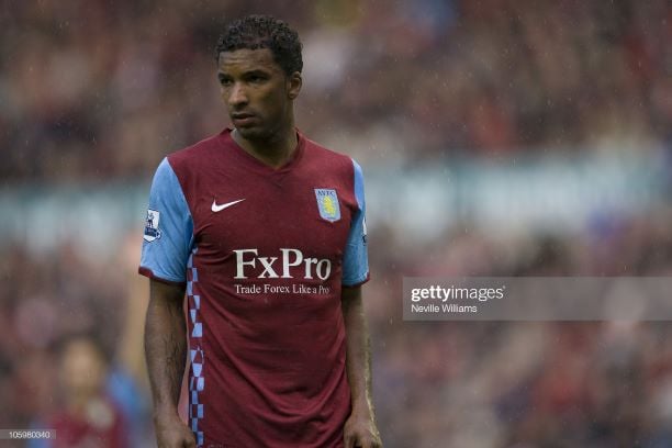 Habib Beye of Aston Villa the Barclays Premier League match between Sunderland and Aston Villa at Stadium of Light on October 23, 2010 in Sunderland, England. (Photo by Neville Williams/Aston Villa FC via Getty Images)