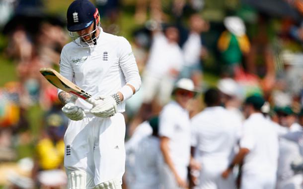 Hales got out cheaply, for 15 (photo: getty)