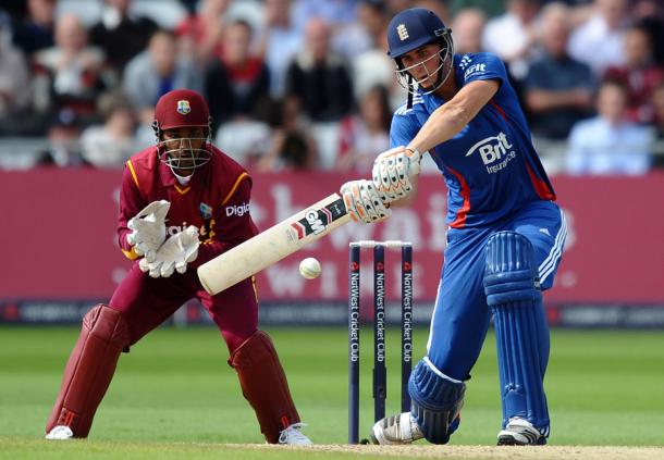 Hales scores a masterful 99 against the West Indies (photo: getty)