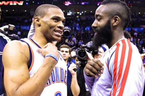 The Beard vs. Brodie. A playoff series to that will be one for the ages. Photo: Associated Press