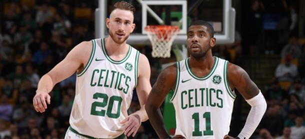La nuova coppia, Hayward e Irving - Foto Celtics.com