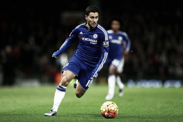 Hazard en un partido con el Chelsea. Foto: Getty Images.