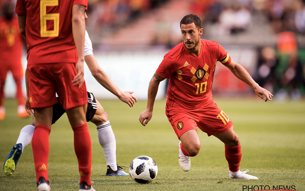 Eden Hazard, la estrella de Bélgica demostró su talento | Foto: Belgian Red Devils