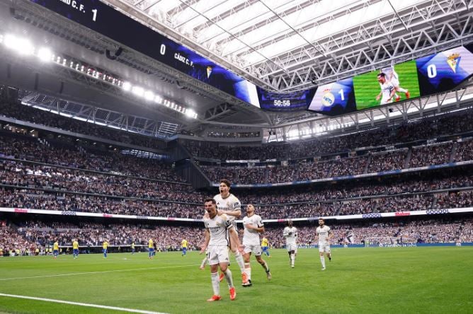 Brahim Díaz estrenó el marcador ante el Cádiz con su sexto gol de la temporada | Foto: <b><a  data-cke-saved-href='https://www.vavel.com/es/data/real-madrid' href='https://www.vavel.com/es/data/real-madrid'>Real Madrid</a></b>