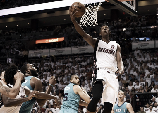 Miami Heat Guard Josh Richardson goes to the basket. Steve Mitchell-USA TODAY Sports 