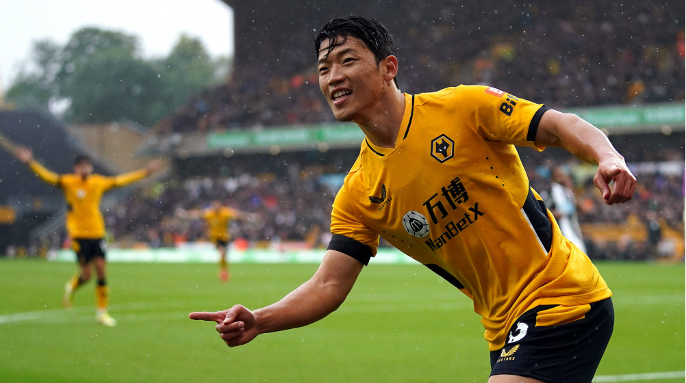 Hwang Hee-Chan en su nuevo club / Fuente: Wolves