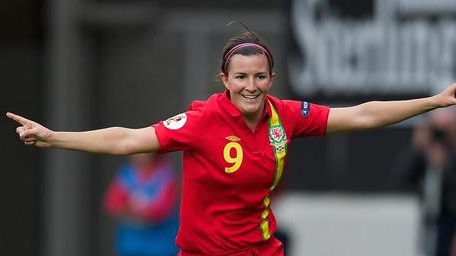 Wales' all-time top goal scorer and leading goalscore in the group, Helen Ward, has once again been capped | Credit: @FAW