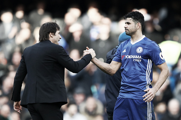 Diego teceu duras críticas à personalidade de Antonio Conte, treinador do Chelsea (Foto: Clive Rose/Getty Images)