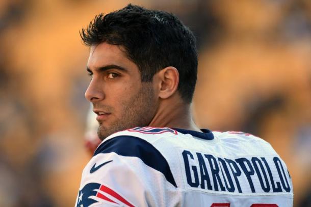 Jimmy Garoppolo #10 New England Patriots. Fonte Immagine: bleacherreport.com