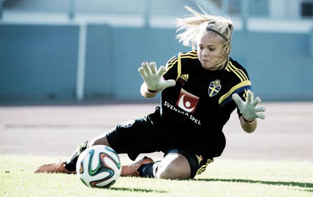 Hilda Carlén’s impressive play in 2015 helped book her a place in Sweden’s World Cup squad (Carl Sandin)